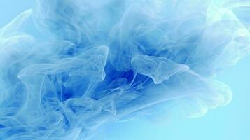 abstract blauw rook Aan een donker achtergrond. textuur. ontwerp element. foto
