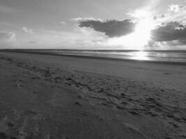 de strand van spiekeroog eiland foto