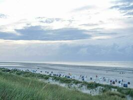 spiekeroog eiland in de noorden zee foto