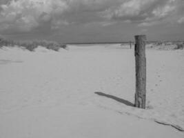 eiland spiekeroog in duitsland foto