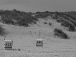 eiland spiekeroog in duitsland foto