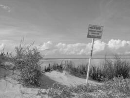 eiland spiekeroog in duitsland foto