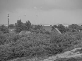 de eiland van spiekeroog in de noorden zee foto