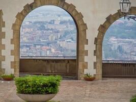 de stad van Napels in Italië foto