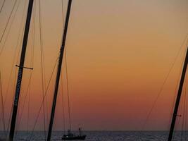 de haan Bij de noorden zee in belgie foto