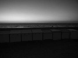 de haan Bij de noorden zee in belgie foto