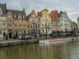 de stad van meneer in belgie foto