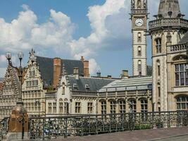 de stad van meneer in belgie foto