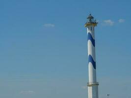 de stad van oostende en de belgisch kust foto