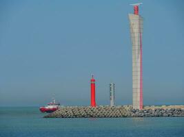 de stad van oostende en de belgisch kust foto