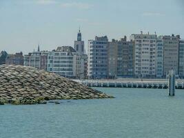 de stad van oostende en de belgisch kust foto