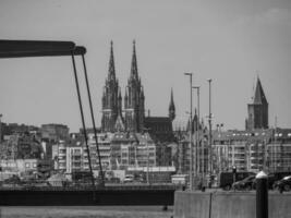 de stad van oostende en de belgisch kust foto