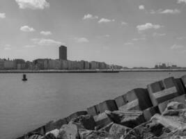 de stad van oostende en de belgisch kust foto