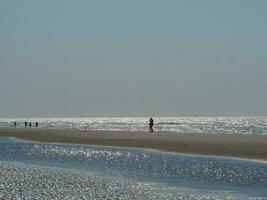 de strand van de haan Bij de noorden zee foto