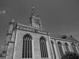 de stad van Brugge in belgie foto