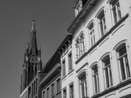 de stad van Brugge in belgie foto