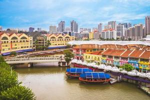 clarke quay in singapore foto