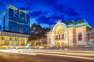 gemeentelijk theater van ho chi minh-stad, vietnam foto