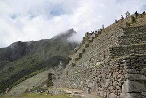 machu picchu een Peruaans historisch heiligdom in 1981 en een UNESCO-werelderfgoed in 1983 foto