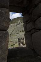 machu picchu een Peruaans historisch heiligdom in 1981 en een UNESCO-werelderfgoed in 1983 foto