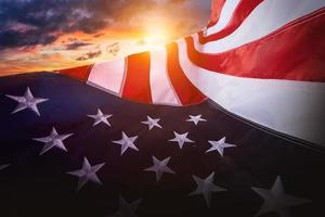 ons amerikaanse vlag foto
