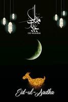eid ul adha mubarak behang mooi ontwerp foto
