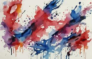 kleurrijk waterverf borstel plons abstract achtergrond illustratie foto