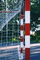 straatvoetbal doel sportuitrusting foto