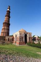 qutub minar in new delhi, india