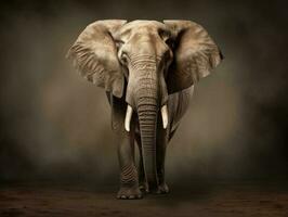 olifant dramatisch achtergrond foto