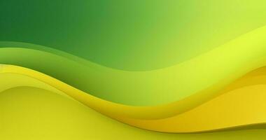 groen en geel behang met een abstract achtergrond foto