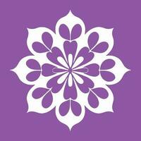 bloem logo vector gemakkelijk abstract vlak mandala tatoeëren fabriek kleur bloesem bloem bloeien stencil foto