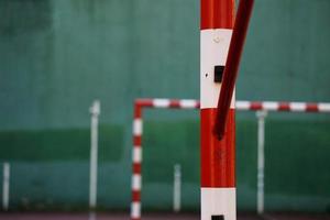 straatvoetbal doel sportuitrusting foto