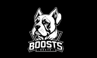 wit hond logo illustratie foto