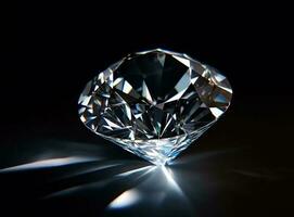 diamant gemaakt met generatief ai technologie foto