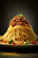 pasta spaghetti bolognese foto