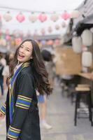 studenten wie hebben geleerd met succes studie diploma uitreiking foto