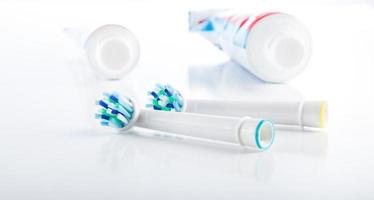 mondhygiëne, tandenborstel, tandpasta professionele tandheelkundige zorg foto