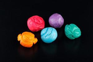 vuile plasticine diversiteit, kleuren lgbt foto