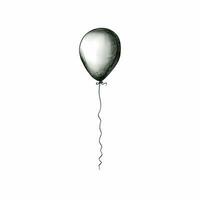verjaardag ballon ai gegenereerd foto