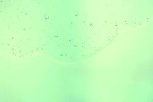 transparant vloeistof gel met bubbel achtergrond foto