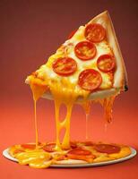aanlokkelijk pittig pizza afbeeldingen dat zullen ontbranden uw verlangens, generatief ai foto