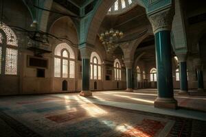 klassiek moskee interieur ,generatief ai foto