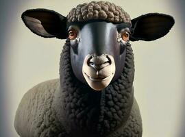 schapen ai gegenereerd foto