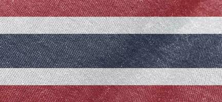 Thailand vlag kleding stof katoen materiaal breed vlag behang foto