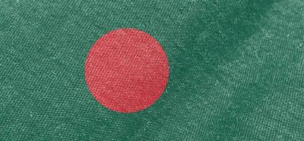 Bangladesh vlag kleding stof katoen materiaal breed vlag behang foto