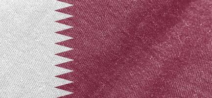 qatar vlag kleding stof katoen materiaal breed vlag behang foto