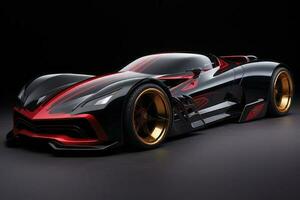 futuristische super sport- auto snelheid . ai gegenereerd foto