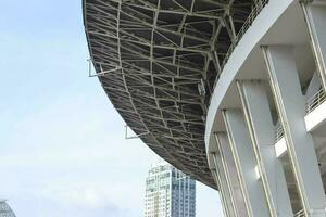 jakarta, indonesië, 19 maart 2022. het nationale stadion van indonesië genaamd gelora bung karno stadium. foto