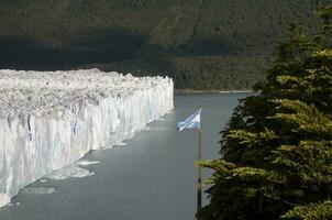perito meerno gletsjer, los gletsjers nationaal park, de kerstman cruz provincie, Patagonië Argentinië. foto